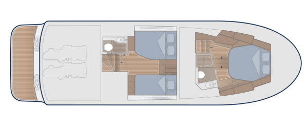 Targa41 - Deck 1 Diagram